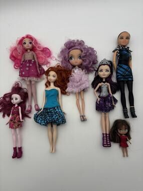 7 Doll Lot. Ever After High, LIV, La Dee Da, Star Darlings, LPS, Brave Merida